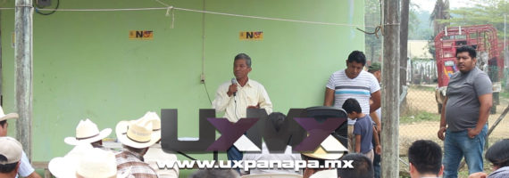 Gustavo Gonzalez Soto Presidente del PRD en Uxpanapa