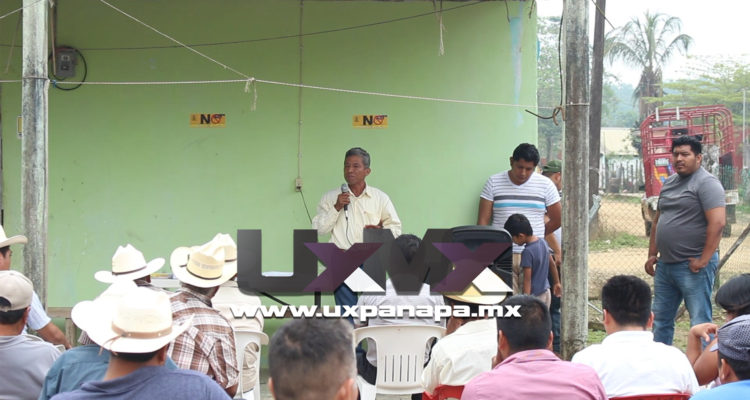 Gustavo Gonzalez Soto Presidente del PRD en Uxpanapa