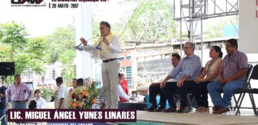 Miguel Angel Yunes Linares en Uxpanapa - 2017