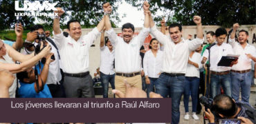 jovenes con raul alfaro