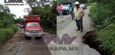 Bloqueo de camino uxpanapa boca del monte