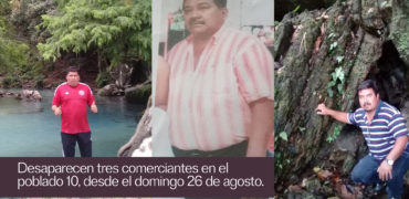 Desaparecen tres comerciantes poblado 10 uxpanapa