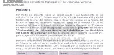 oficio equipo UBR
